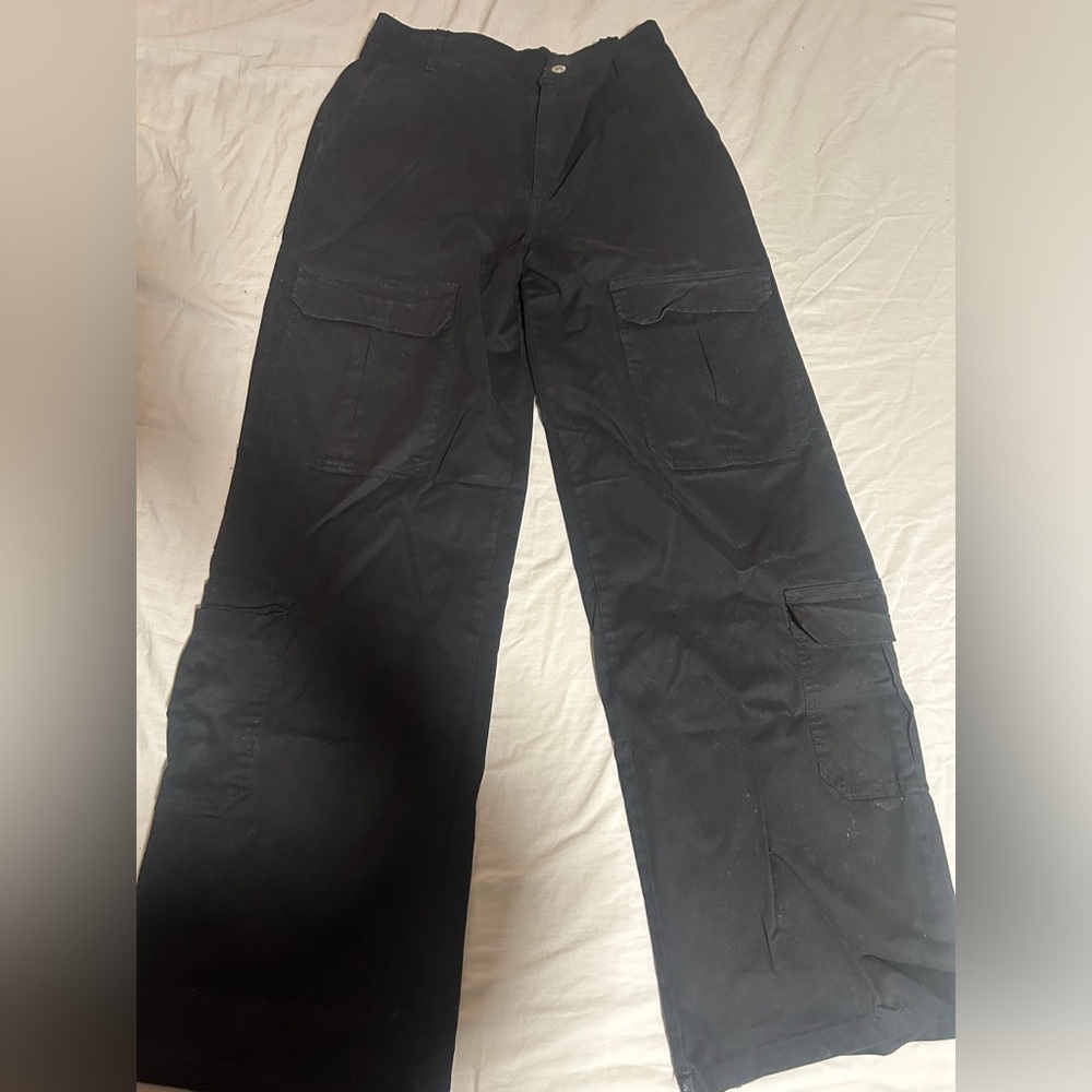 Forever 21 Black Cargo Pants